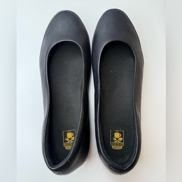 KEEN Women's Kanteen Flat Non Slip Black Flats Utility Work Shoe - Picture 4 of 16